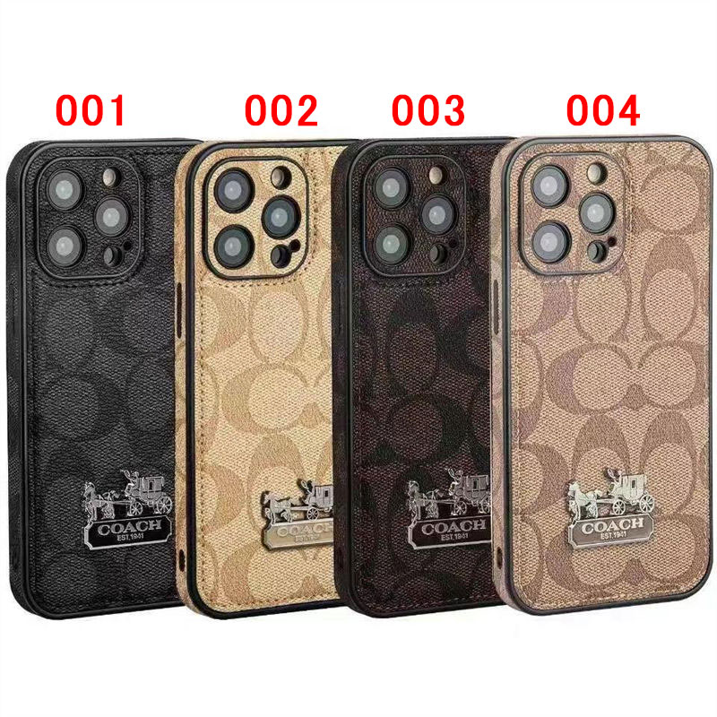 Coach Luxury designer iPhone 16 plus 15 pro max 14 case coque cover