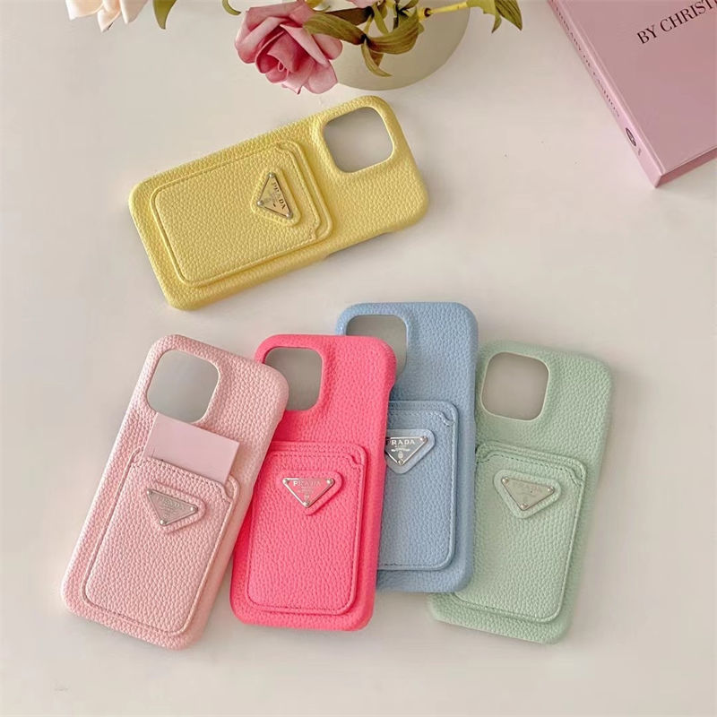 prada Luxury iPhone 16 15 Pro max 14 13 Case Back 