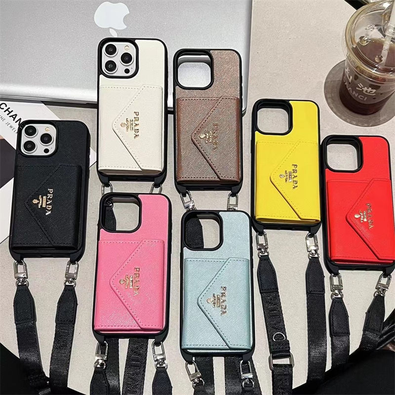 Prada iphone 16 pro max 15 Smart Phone Cases